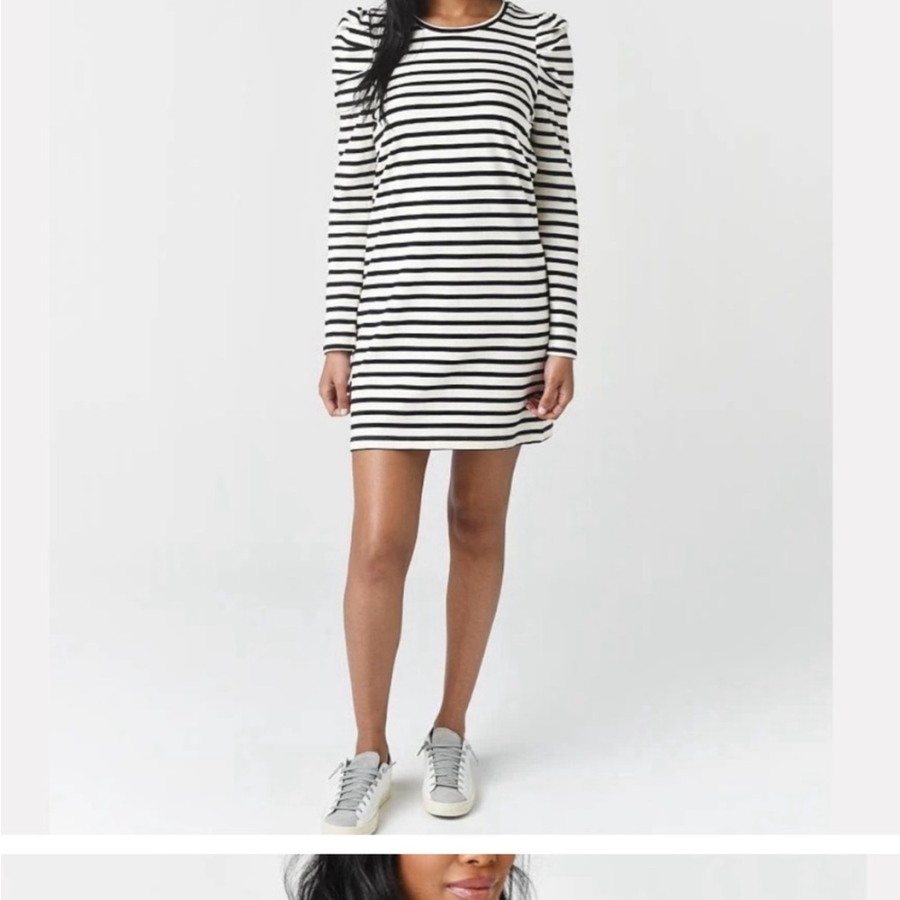 Rebecca Minkoff Striped Black and White Dress XL